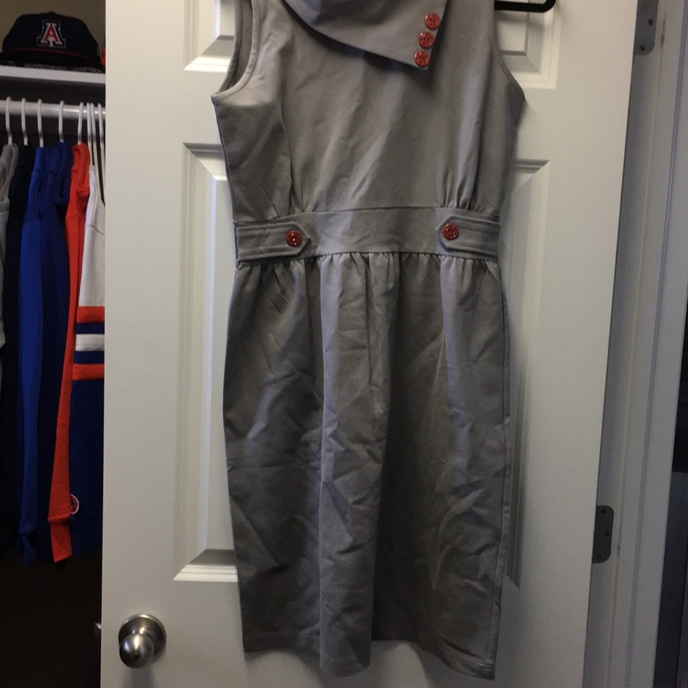 Cowl neck dress